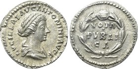 LUCILLA (Augusta, 164-182). Denarius. Rome.