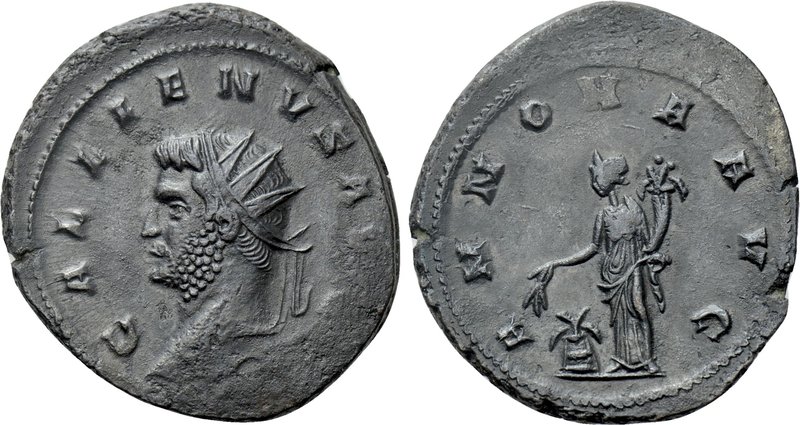 GALLIENUS (253-268). Antoninianus. Siscia. 

Obv: GALLIENVS AVG. 
Radiate bus...