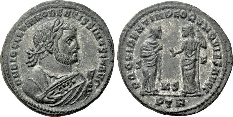 DIOCLETIAN (As Senior Augustus, 305-311/2). Follis. Treveri. 

Obv: D N DIOCLE...