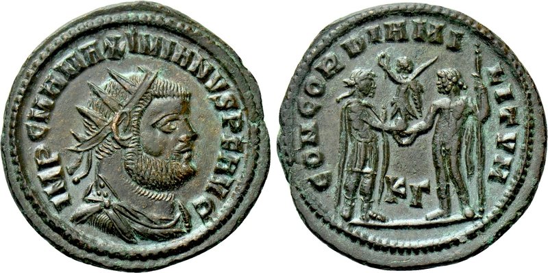 MAXIMIANUS HERCULIUS (286-305). Radiatus. Cyzicus. 

Obv: IMP C M A MAXIMIANVS...