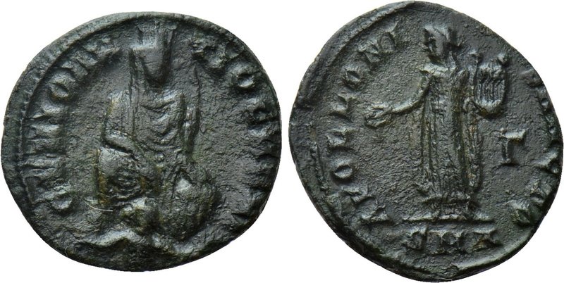 MAXIMINUS II DAIA (310-313). "Persecution" Series. 1/12 Nummus. Antioch. 

Obv...