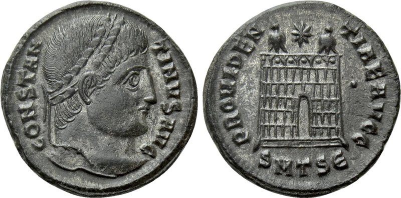 CONSTANTINE I THE GREAT (307/310-337). Follis. Thessalonica. 

Obv: CONSTANTIN...