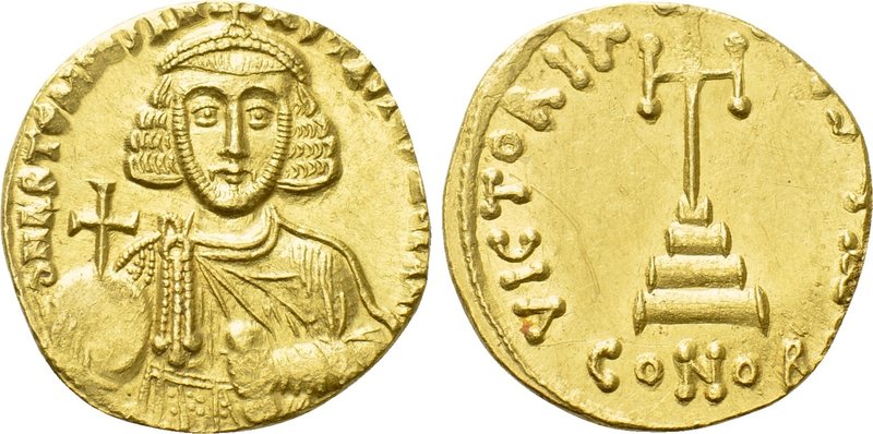 ANASTASIUS II ARTEMIUS (713-715). GOLD Solidus. Constantinople.

Obv: D N ARTЄ...