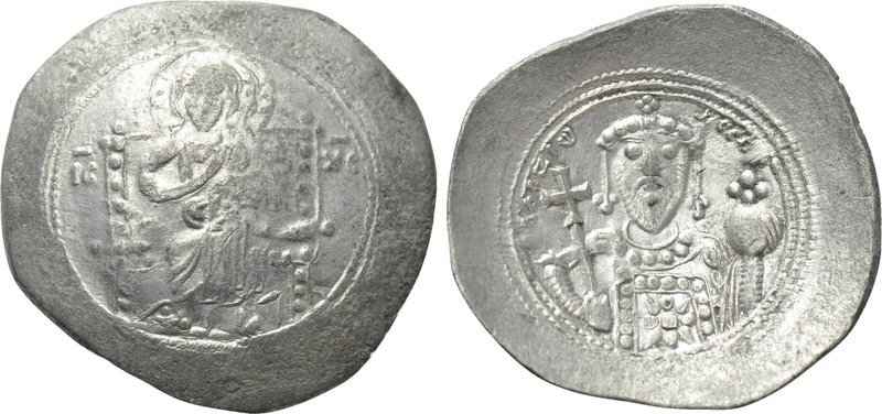 ALEXIUS I COMNENUS (1081-1118). BI Aspron Trachy. Constantinople. 

Obv: IC - ...