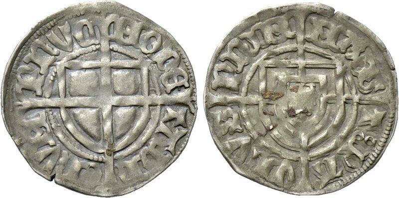 GERMANY. Teutonic Order. Paul von Russdorf (139422-1441). Schilling. Gdansk (Dan...
