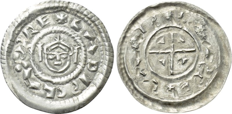 HUNGARY. László I (1077-1095). Denar. 

Obv: + LADIƧCLAVƧ RE. 
Crowned facing...