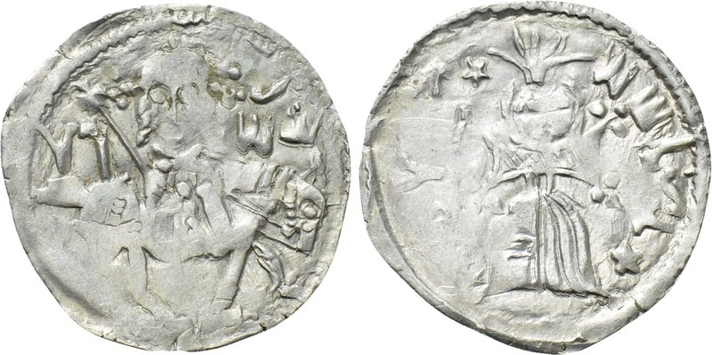 SERBIA. Stefan Uroš V (1355-1371). Dinar. 

Obv: Stefan on horseback riding ri...