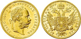 AUSTRIA. Franz Joseph I (1848-1916). GOLD Ducat (1909). Wien (Vienna).