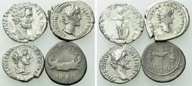 4 Roman Denari; Marc Antony, Clodius Albinus etc.