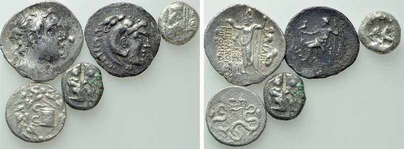 5 Staters and Tetradrachms. 

Obv: .
Rev: .

. 

Condition: See picture....