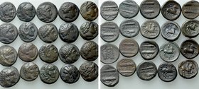 20 Coins of Philip  II and Alexander the Great of Macedon.