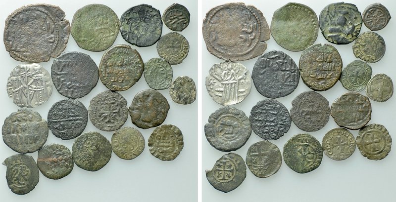 19 Medieval and Islamic Coins.

Obv: .
Rev: .

.

Condition: See picture....