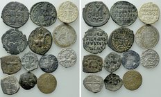 13 Byzantine, Islamic and Modern Coins.