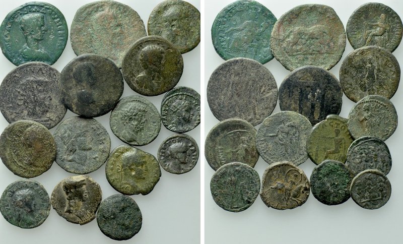15 Roman Provincial Coins. 

Obv: .
Rev: .

. 

Condition: See picture.
...