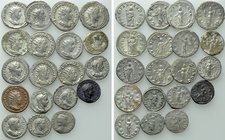 19 Roman Silver Coins.