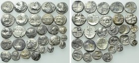 29 Greek Silver Coins.