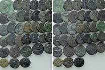 Circa 35 Roman Provincial Coins.