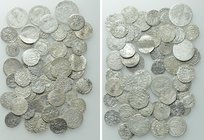 Circa 55 Medieval and Modern Coins.