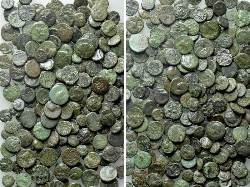 Circa 220 Greek Coins. 

Obv: .
Rev: .

. 

Condition: See picture.

We...