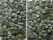 Circa 250 Greek Coins.