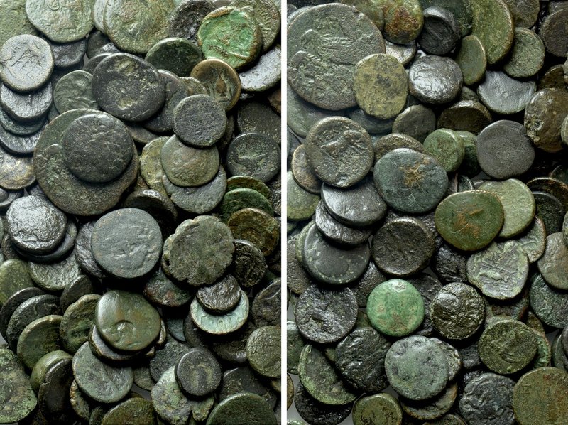 Circa 300 Greek Coins. 

Obv: .
Rev: .

. 

Condition: See picture.

We...