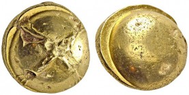 CELTIC. Gaul. 
 Senones. Globule (100-80 BC). AU. 7.02 g.
 XF