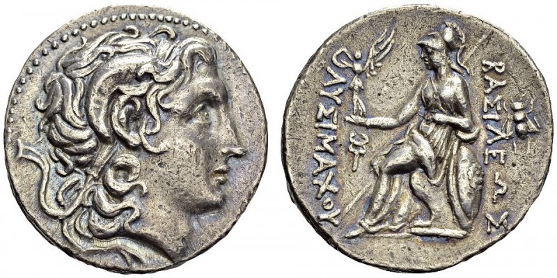 GREECE. Kingdom of Thrace. 
 Lysimachos, 306-283. Tetradrachm 288-282, Amphipol...