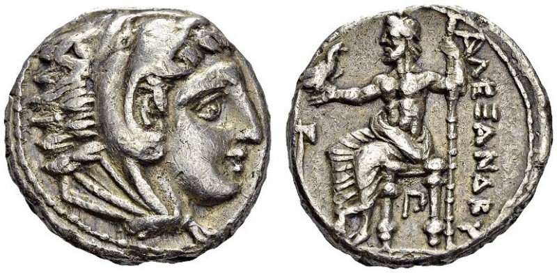 GREECE. Kingdom of Macedon. 
 Alexander III 336-323. Tetradrachm. AR. 16.92 g....