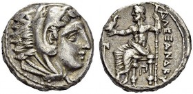 GREECE. Kingdom of Macedon. 
 Alexander III 336-323. Tetradrachm. AR. 16.92 g.
 VF+