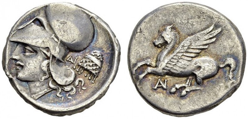 GREECE. Acarnania. 
 Anactorium. Stater ca. 320. AR. 8.38 g.
 XF Purchased fro...