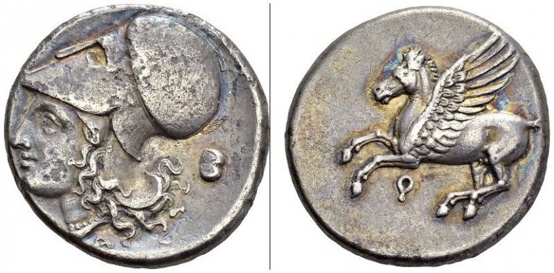 GREECE. Corinthia. 
 Corinth. Stater ca. 300. AR. 8.43 g.
 XF
 Purchased from...