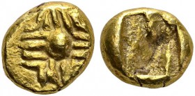 GREECE. Ionia. 
 Hecte (600 BC). AU. 2.24 g.
 VF