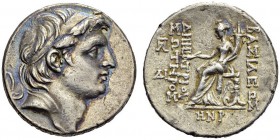 GREECE. Syria. 
 Demetrios I, 162-150. Tetradrachm 158, Antioch. AR. 16.89 g.
 XF Purchased from Numisart, November 1980.