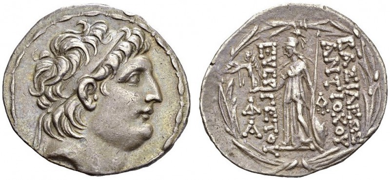 GREECE. Syria. 
 Antiochos VII Euergetes, 138-129. Tetradrachm, Antioch. AR. 16...