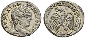 GREECE. Syria. 
 Caracalla 198-217. Tetradrachm 215-217, Beirut. AR. 14.11 g.
 AU
 Purchased from NGSA, February 1989.