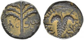 GREECE. Judaea. 
 Bar-Kokhba revolt 132-135. Small bronze 135-135. BR. 4.92 g.
 VF
 Purchased from Victoriana, Tel Aviv, February 1998.
