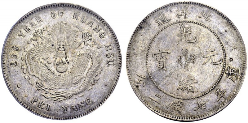 CHINA. Chihli. 
 Kwang-hsü, 1875-1908. Dollar Year 25 (1899), Pei Yang Arsenal....