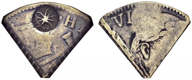 CURACAO. 
 2nd British Occupation, 1807-1816. 3 Reaal ND (1815). Counterstamp R...
