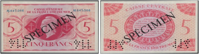 FRANCE / AFRIQUE EQUATORIALE FRANCAISE. 
 Caisse Centrale de la France d'Outre-...