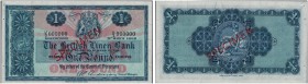 GREAT BRITAIN. Scotland. 
 The British Linen Bank. 1 Pound 31st March 1962. Specimen. Serial number U/3 000000. Red overprint ''SPECIMEN'' on face an...