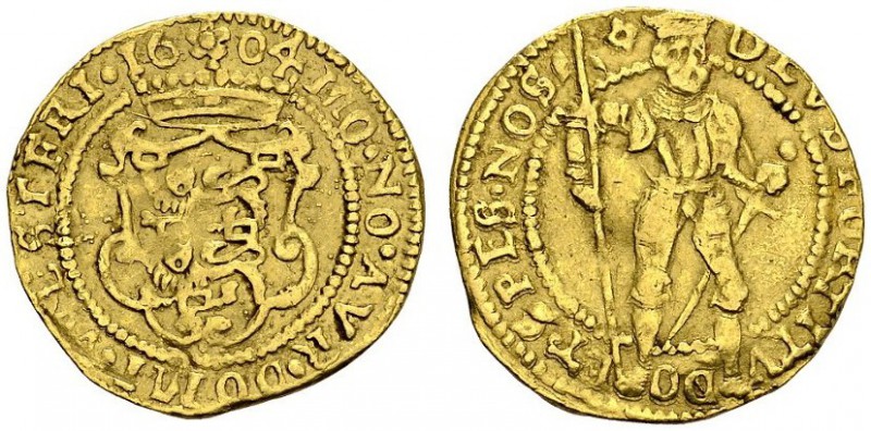 NETHERLANDS. West Friesland. 
 United provinces, 1581-1795. Ducat 1604. Hungari...
