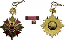 SOUTH KOREA. 
 Republic, 1948-. Lot of 3 decorations: Republic Order of Diplomatic Merit (established 1967). Cross of 1st class, 2nd model (after 197...