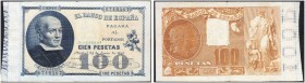SPAIN. 
 El Banco de España. 100 Pesetas 24 Junio 1898. Pick 48. Rare.
 VF