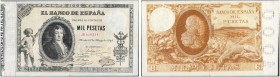 SPAIN. 
 El Banco de España. 1000 Pesetas 01 Mayo 1895. Pick 45. Rare.
 F, repaired