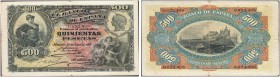 SPAIN. 
 El Banco de España. 500 Pesetas 15 Julio 1907. Pick 65.
 F