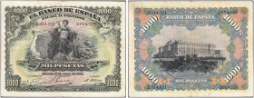 SPAIN. 
 El Banco de España. 1000 Pesetas 15 Julio 1907. Pick 66.
 F+