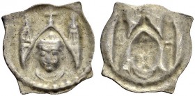 Bâle / Basel. 
 Berthold von Pfirt, 1249-1262. Pfenning. HMZ 1-227a. AR. 0.37 g.
 UNC