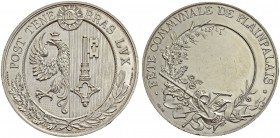 Genève / Genf. 
 Lot de 2 médailles, par Richard : Cuivre 1892, Argent 1892. Fête communale de Plainpalais. Total (2). CU & AR. 68.19 & 79.27 g.
 SU...