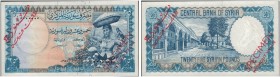 SYRIA. 
 Central Bank of Syria. 25 Pounds 1958 / AH 1377. Specimen. Serial number 0000000. Red overprint ''SPECIMEN / WITHOUT VALUE'' and the transla...