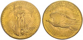 USA. 
 20 Dollars 1907, Philadelphia. Saint Gaudens. KM 127; Fr. 183. AU. 33.44 g.
 PCGS MS 64